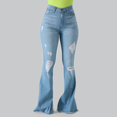 Jeans Ajustados Rotos para Mujer con Realce de Glúteos - Image 4