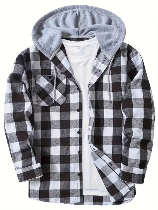 Sudadera Hoodie Cuadros para Hombre - Manga Larga - Image 23