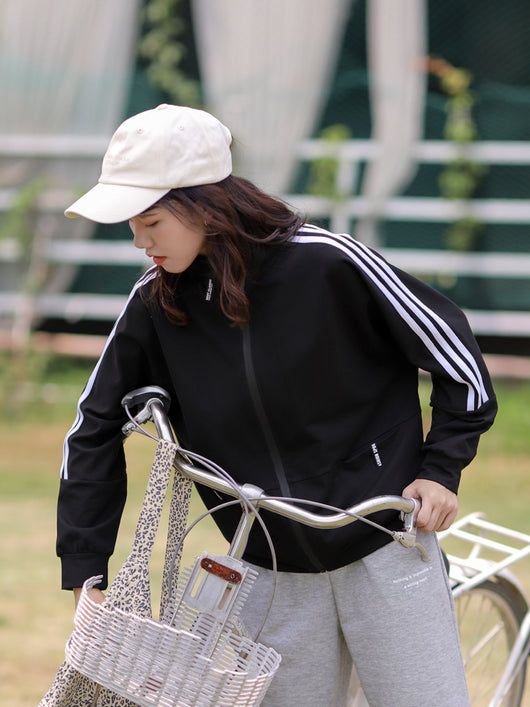 Chaqueta Deportiva Holgada para Mujer - Estilo Baseball Casual