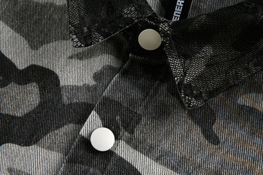 Camisa de Manga Larga Estilo Retro Americano con Diseño Camuflado Desgastado - Image 12