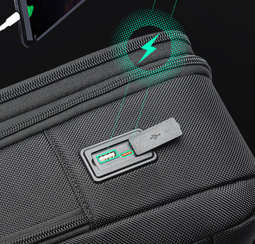 Mochila Ejecutiva Impermeable de Gran Capacidad para Viajeros - Image 15