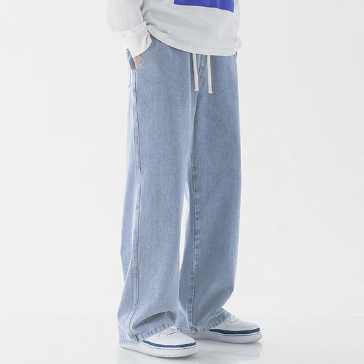 Jeans Casuales Hombre Corte Recto Oversize - Image 10