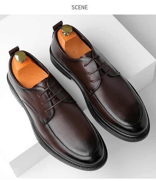 Zapatos de Cuero para Hombre Primavera - Diseño Moderno Antideslizante y Transpirable - Image 16