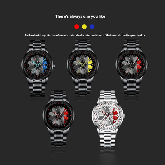 Reloj de Cuarzo Luminoso Impermeable para Hombre con Diseño de Calibrador - Image 2