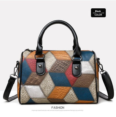 Bolso Bandolera Geométrico Cuadrillé Contraste de Colores para el Trabajo - Image 32