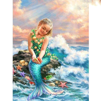 Kit de Pintura de Diamantes Sirena - Cuadrado y Redondo - Image 7