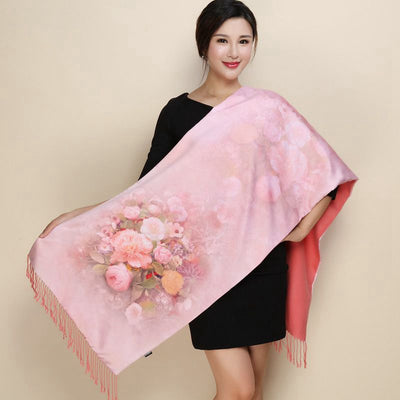 Pashmina de Seda Larga - Chal Elegante Versátil - Image 27