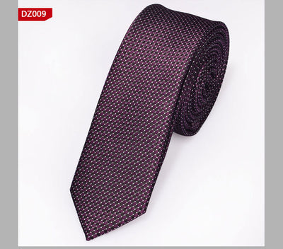 Corbata Angosta Estilo Británico 5cm - Teñida en Fibra de Poliéster - Image 25