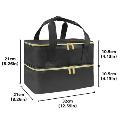Bolsa Organizadora de Manicura de Doble Compartimento - Image 10