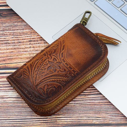 Estuche Multifuncional para Llaves de Cuero Curtido al Vegetal - Gran Capacidad - Image 6