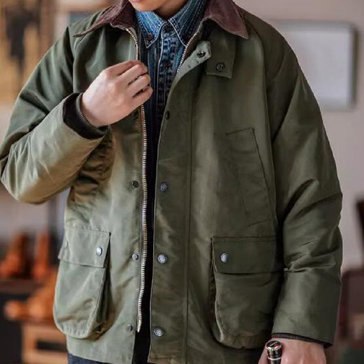 Chaqueta Suelta Estilo Retro para Hombre - Diseño Cazador Moderno - Image 3