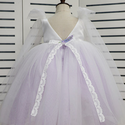Vestido de Princesa Infantil con Lazo Decorativo - Image 4