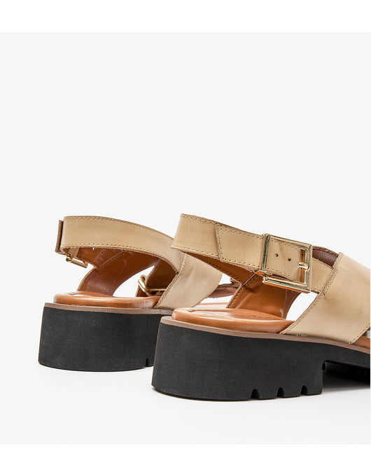 Sandalias Retro con Tacón Grueso y Tiras Cruzadas para Mujer - Image 13