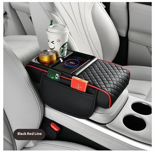 Caja Organizadora para Auto con Carga Inalámbrica Rápida y Soporte para Bebidas - Image 17