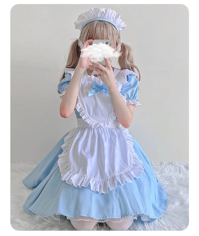 Vestido Lolita Maid Elegante Talla Grande - Image 14