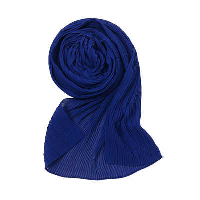 Pañuelo Plisado de Gasa Perlada - Chal Protector Solar para Mujer - Image 12