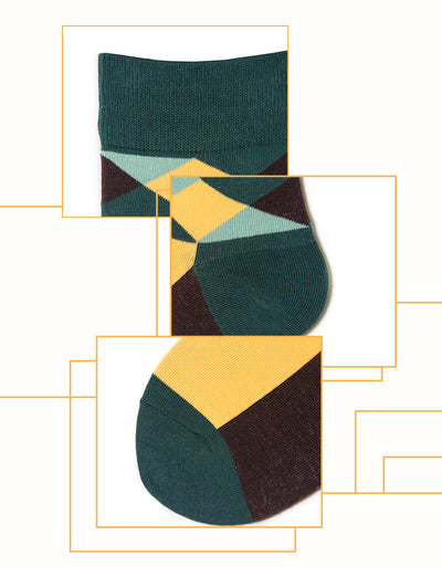 Calcetines de Tubo Diamante Coloridos para Parejas - Image 14