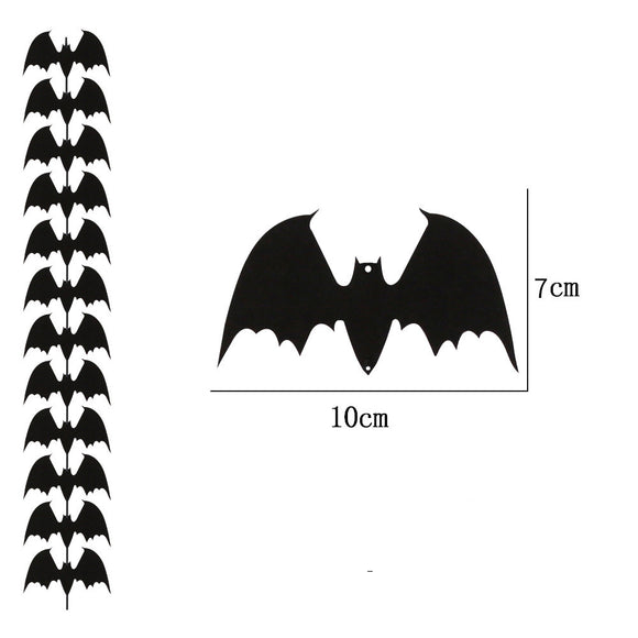 Guirnalda de Murciélagos de Tela No Tejida para Halloween