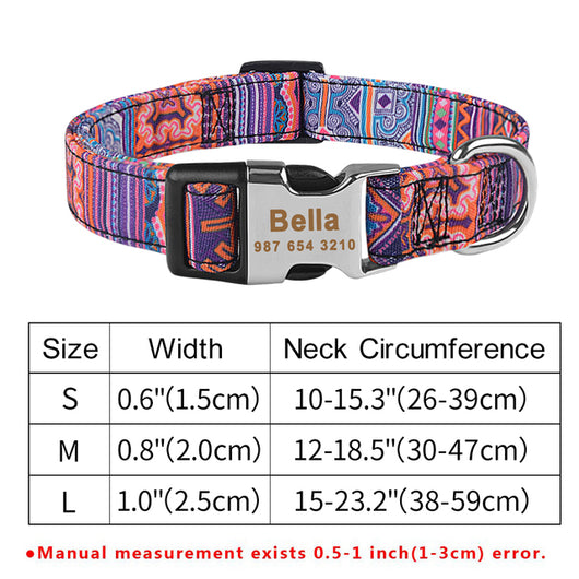 Collar Ajustable para Perro con Placa de Identificación Grabada Personalizada - Image 11