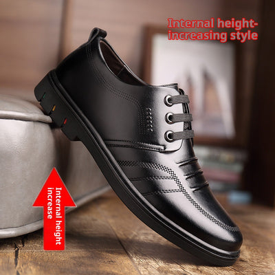 Zapatos de Cuero Ejecutivos con Plantilla Elevadora de Altura - Image 6