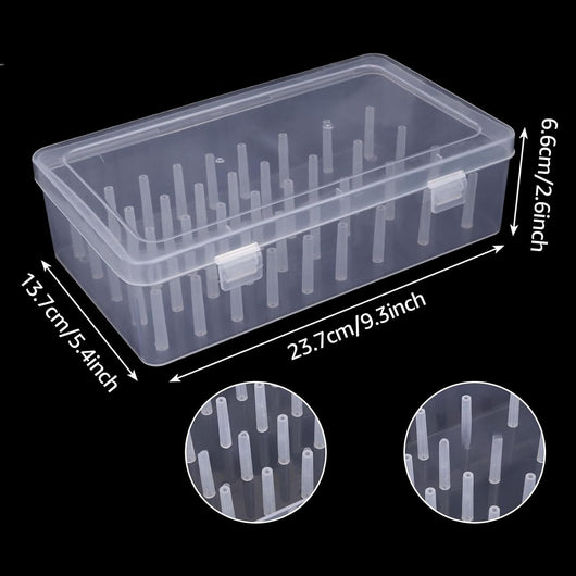 Organizador de Costura 42 Compartimentos - Caja de Almacenamiento Multifuncional para Bordado - Image 16