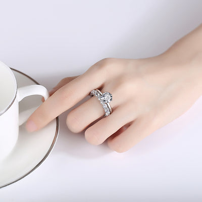 Anillo de Plata S925 con Moissanita para Mujer - Image 6