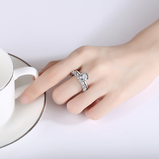 Anillo de Plata S925 con Moissanita para Mujer - Image 6