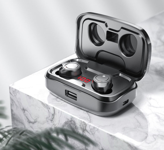 Auriculares Gaming con Carga Inalámbrica y Batería Portátil