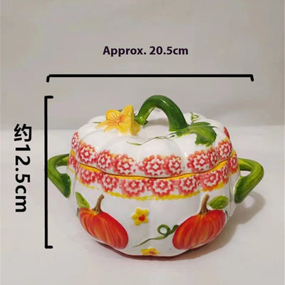 Juego de Tazones de Calabaza para Fideos y Platos Decorativos - Image 15