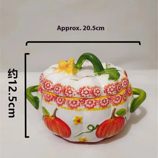 Juego de Tazones de Calabaza para Fideos y Platos Decorativos - Image 15