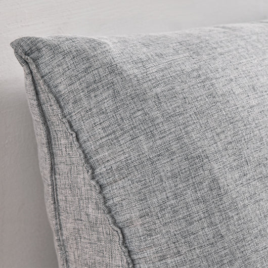 Cojín Triangular de Algodón y Lino Desmontable para Cabecera de Cama - Image 4