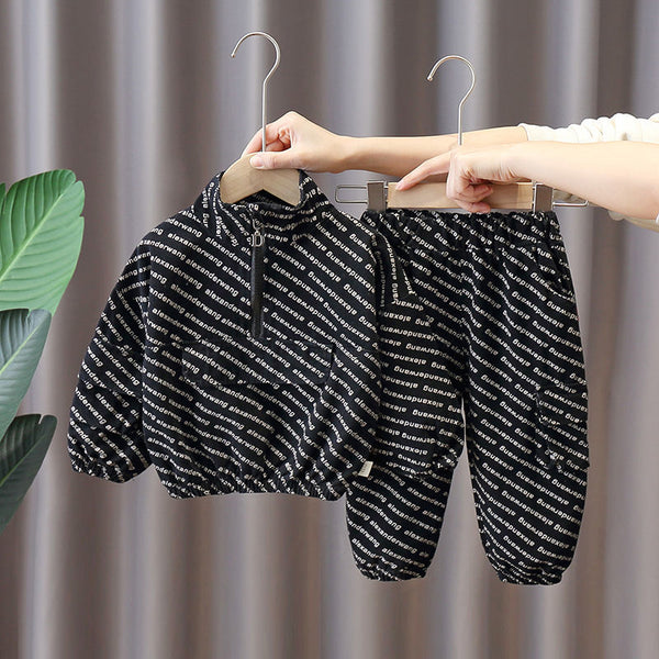 Conjunto Infantil de Dos Piezas Manga Larga - Estilo Tendencia