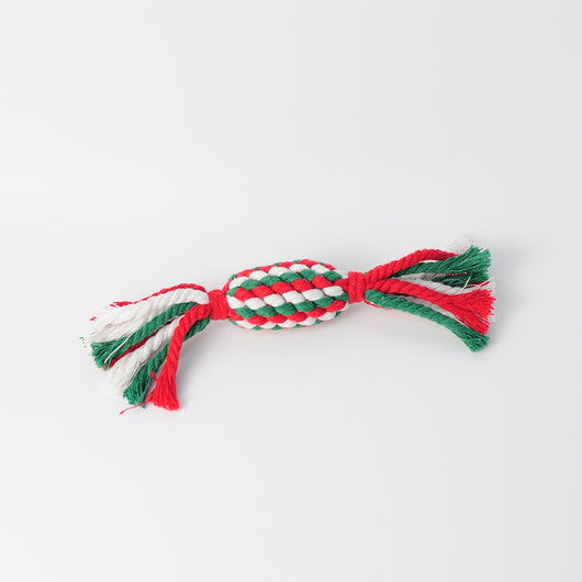 Juguete de Cuerda de Algodón para Perros - Bastón Navideño Limpiador de Dientes - Image 13