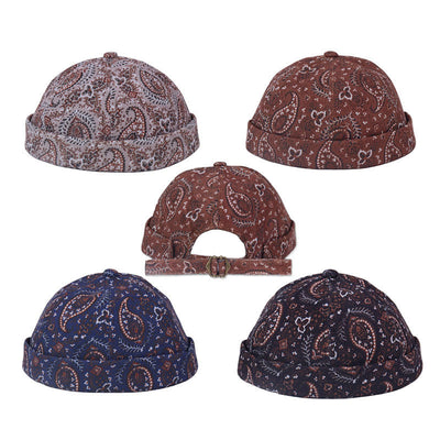 Gorra Estilo Señor Estampado Floral Melón para Primavera y Otoño Hombre - Image 8