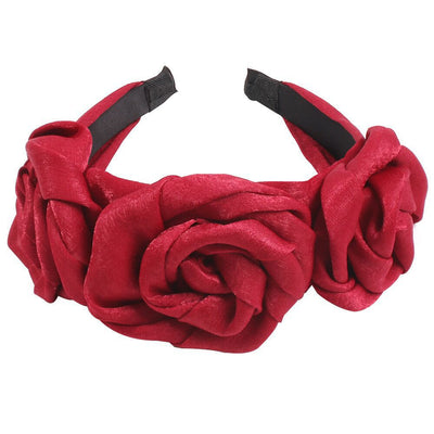 Diadema de Flores Grandes en Color Sólido - Diseño Floral Dulce - Image 14