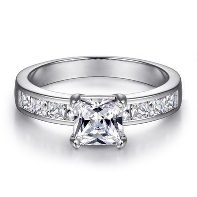 Anillo de Plata Esterlina para Mujer con Circonita Simulada - Image 4