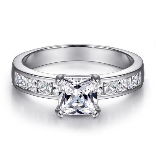 Anillo de Plata Esterlina para Mujer con Circonita Simulada - Image 4