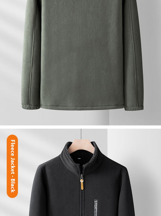 Chaqueta Polar Térmica Reversible para Hombre - Otoño e Invierno - Image 10