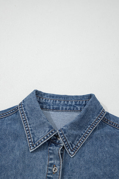 Camisa Casual Multiboton Entallada para Mujer - Image 12