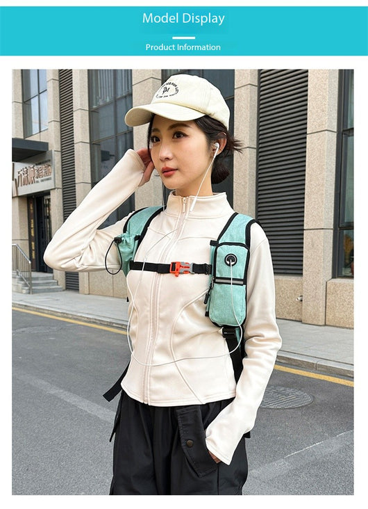 Mochila Casual AZELA Púrpura Ligera, Daypack Multicompartimento con Malla Transpirable - Image 35