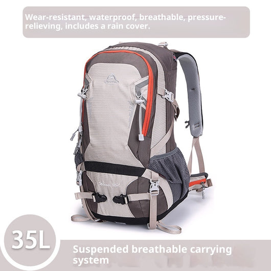 Mochila de Senderismo 35L Ultra Ligera - Tela Oxford Resistente Unisex - Image 6