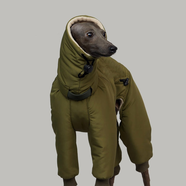 Abrigo Acolchado de Algodón Grueso para Invierno - Cuatro Capas