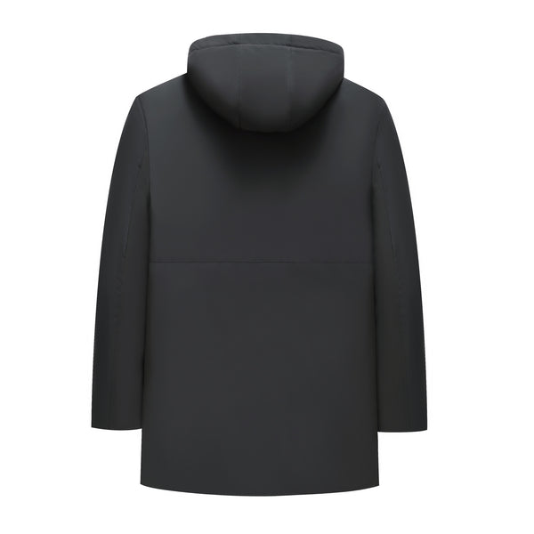 Chaqueta Acolchada con Capucha para Hombre - Invierno