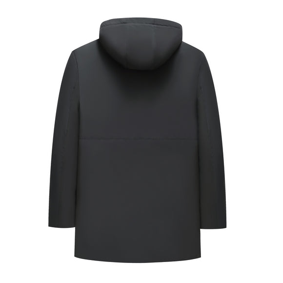 Chaqueta Acolchada con Capucha para Hombre - Invierno