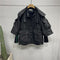Chaqueta Hoodie Negra Suelta para Hombre