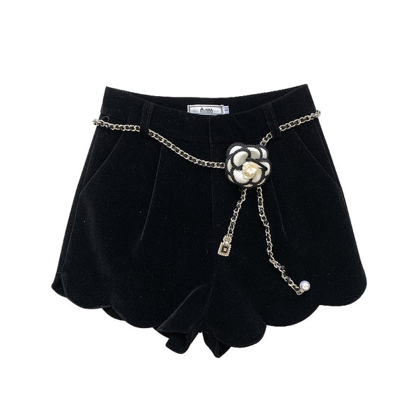 Shorts de Diseño Celebridad Corte Tres Puntos - Image 5