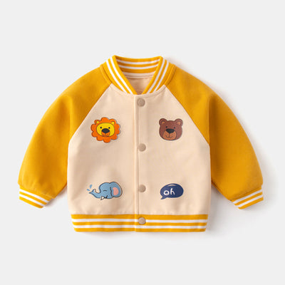 Chaqueta Deportiva de Béisbol Infantil Estilo Internacional para Otoño - Image 3