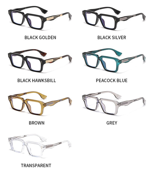 Gafas de Marco Cuadrado Beige Estilo Europeo - Reloj de Tendencia Chic - Image 40