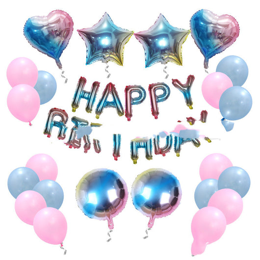 Letras Gigantes Arcoíris 16 Pulgadas para Decoración de Cumpleaños - Image 10