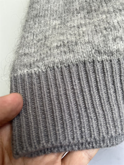 Abrigo de Lana Tejida Gruesa con Mangas Largas para Mujer - Image 9